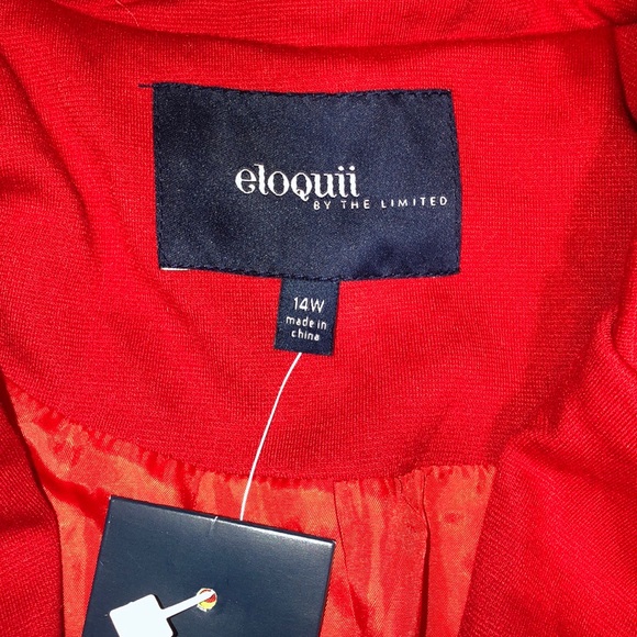 🔥🔥NWT Red blazer by Eloquii!!!🔥🔥 - Picture 2 of 5